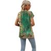 imageSAMPEEL Womens Summer Tops 2025 Cap Sleeve Trendy V Neck Loose Fit T Shirts45pattern 15
