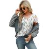 imageSAMPEEL Womens Tshirts Trendy Fashion Tops Lace Short Sleeve Business Tee Shirts Casual Knitted Blouses Summer Outfits 2025Printingleaves