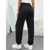 imageTrendy Queen Womens Sweatpants Athletic Joggers Baggy Pants Lounge Bottom 2025 Fall Fashion with PocketsBlack
