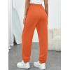 imageTrendy Queen Womens Sweatpants Athletic Joggers Baggy Pants Lounge Bottom 2025 Fall Fashion with PocketsOrange