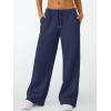 imageTrendy Queen Womens Wide Leg Sweatpants Baggy Drawstring Low Rise Lounge Pants 2025 Fall Joggers with PocketsNavyblue