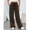 imageTrendy Queen Womens Wide Leg Sweatpants Baggy Loose Fall Barrel Casual Lounge Athletic Pants Comfy Teen Girl Cute y2k JoggersCoffee