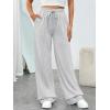 imageTrendy Queen Womens Wide Leg Sweatpants Baggy Loose Fall Barrel Casual Lounge Athletic Pants Comfy Teen Girl Cute y2k JoggersGrey