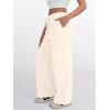 imageTrendy Queen Womens Wide Leg Sweatpants Baggy Lounge Travel Pants Fall Fashion Outfits 2025 Winter Joggers ClothesApricot