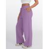 imageTrendy Queen Womens Wide Leg Sweatpants Baggy Lounge Travel Pants Fall Fashion Outfits 2025 Winter Joggers ClothesPurple