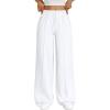 imageTrendy Queen Womens Wide Leg Sweatpants Baggy Loose Fall Barrel Casual Lounge Athletic Pants Comfy Teen Girl Cute y2k JoggersWhite