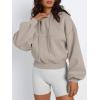 imageTrendy Queen Womens Cute Cropped Hoodies Y2k Long Sleeve Sweatshirts Fall Fashion Outfits Winter Sweater Clothes 2025Coffee Grey