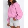 imageTrendy Queen Womens Cute Cropped Hoodies Y2k Long Sleeve Sweatshirts Fall Fashion Outfits Winter Sweater Clothes 2025Pink
