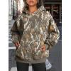 imageTrendy Queen Womens Oversized Hoodies Fleece Sweatshirts Fall Fashion Pullover Sweaters Winter ClothesCamo Maple