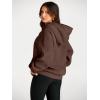 imageTrendy Queen Womens Oversized Hoodies Fleece Sweatshirts Fall Fashion Pullover Sweaters Winter ClothesChocolate Brown
