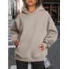 imageTrendy Queen Womens Oversized Hoodies Fleece Sweatshirts Fall Fashion Pullover Sweaters Winter ClothesCoffee Grey