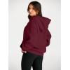 imageTrendy Queen Womens Oversized Hoodies Fleece Sweatshirts Fall Fashion Pullover Sweaters Winter ClothesDeep Red