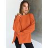 imageTrendy Queen Womens Oversized Sweatshirts Hoodies Crewneck Shirts Fall Outfits Teen Girls Y2k Winter ClothesOrange