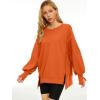 imageTrendy Queen Womens Oversized Sweatshirts Hoodies Crewneck Shirts Fall Outfits Teen Girls Y2k Winter ClothesOrange