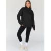 imageTrendy Queen Womens Oversized Sweatshirts Turtleneck Pullover Long Sleeve Hoodies Tops Fall Fashion Outfits 2025 ClothesBlack