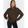 imageTrendy Queen Womens Oversized Sweatshirts Turtleneck Pullover Long Sleeve Hoodies Tops Fall Fashion Outfits 2025 ClothesCoffee