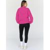imageTrendy Queen Womens Oversized Sweatshirts Turtleneck Pullover Long Sleeve Hoodies Tops Fall Fashion Outfits 2025 ClothesHotpink