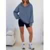 imageTrendy Queen Womens Oversized V Neck Hoodies with Thumb Hole Pullover Sweatshirts Y2k Clothes Fall Fashion Outfits 2025Dustyblue
