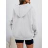 imageTrendy Queen Womens Oversized V Neck Hoodies with Thumb Hole Pullover Sweatshirts Y2k Clothes Fall Fashion Outfits 2025Grey