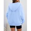 imageTrendy Queen Womens Oversized V Neck Hoodies with Thumb Hole Pullover Sweatshirts Y2k Clothes Fall Fashion Outfits 2025Skyblue