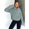 imageTrendy Queen Womens Sweatshirts Quarter Half Zip Pullover Oversized Hoodies Fall Fashion 2025 Winter Fleece Jackets SweatersLight Green