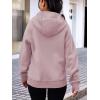 imageTrendy Queen Womens Zip Up Hoodies Fleece Jackets Oversized Sweatshirts Fall Fashion Outfits Sweaters Winter ClothesDarkpink