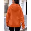 imageTrendy Queen Womens Zip Up Hoodies Fleece Jackets Oversized Sweatshirts Fall Fashion Outfits Sweaters Winter ClothesOrange