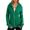 imageTrendy Queen Womens Zip Up Hoodies Fleece Jackets Oversized Sweatshirts Fall Fashion Outfits Sweaters Winter ClothesGrassgreen