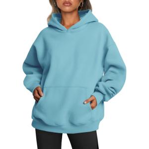 imageTrendy Queen Womens Oversized Hoodies Fleece Sweatshirts Fall Fashion Pullover Sweaters Winter ClothesBaby Blue