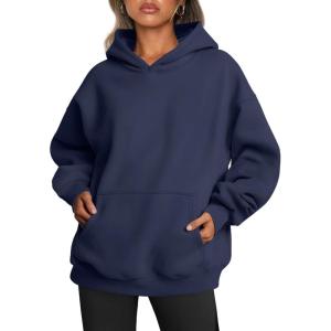 imageTrendy Queen Womens Oversized Hoodies Fleece Sweatshirts Fall Fashion Pullover Sweaters Winter ClothesNavy