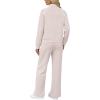 imageSAMPEEL 2 Piece Outfits for Women Lounge Sets Matching Sets Fall Fashion Clothing Travel Airport Vacation Clothes Pant SetsBeige