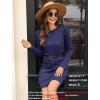 imageSAMPEEL Dresses for Women 2025 Casual Long Sleeve Cozy Tshirt Dress Fashion Fall OutfitsNave Blue