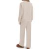 imageSampeel Two Piece Sets for Women Mock Neck Matching Sets Loungewear Fall Clothes Travel Outfits Fashion 2025 XS2XL01beige