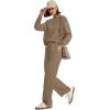 imageSampeel Two Piece Sets for Women Mock Neck Matching Sets Loungewear Fall Clothes Travel Outfits Fashion 2025 XS2XL01coffee