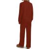 imageSampeel Two Piece Sets for Women Mock Neck Matching Sets Loungewear Fall Clothes Travel Outfits Fashion 2025 XS2XL03caramel