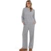 imageSampeel Two Piece Sets for Women Mock Neck Matching Sets Loungewear Fall Clothes Travel Outfits Fashion 2025 XS2XL03gray