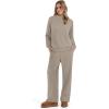 imageSampeel Two Piece Sets for Women Mock Neck Matching Sets Loungewear Fall Clothes Travel Outfits Fashion 2025 XS2XL05grey Khaki