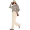 imageSampeel Two Piece Sets for Women Mock Neck Matching Sets Loungewear Fall Clothes Travel Outfits Fashion 2025 XS2XL07black Beige Striped