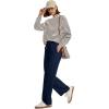 imageSampeel Two Piece Sets for Women Mock Neck Matching Sets Loungewear Fall Clothes Travel Outfits Fashion 2025 XS2XL07blue Beige Striped
