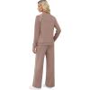 imageSampeel Women 2 Piece Lounge Sets Sweatsuit Fall Outfits Matching Wide Leg pants Set Tracksuit Trendy ClothesPink