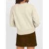 imageTrendy Queen Cropped Cardigan Sweaters for Women Lightweight Crop Knit Y2k Fall Outfits Fashion Clothes 2025Beige