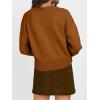 imageTrendy Queen Cropped Cardigan Sweaters for Women Lightweight Crop Knit Y2k Fall Outfits Fashion Clothes 2025Brown