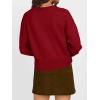 imageTrendy Queen Cropped Cardigan Sweaters for Women Lightweight Crop Knit Y2k Fall Outfits Fashion Clothes 2025Red