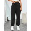 imageTrendy Queen Sweatpants Women Baggy Joggers with Pockets Lounge Comfy Barrel Pants Teens Cute Y2K Sports Fall Clothes 2025Black