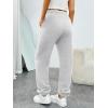 imageTrendy Queen Sweatpants Women Baggy Joggers with Pockets Lounge Comfy Barrel Pants Teens Cute Y2K Sports Fall Clothes 2025Grey