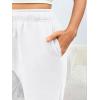 imageTrendy Queen Sweatpants Women Baggy Joggers with Pockets Lounge Comfy Barrel Pants Teens Cute Y2K Sports Fall Clothes 2025White