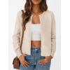 imageTrendy Queen Womens Cardigan Sweaters Lightweight Crew Neck Outfits Fall Fashion 2025 ClothingBeige