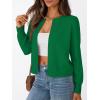 imageTrendy Queen Womens Cardigan Sweaters Lightweight Crew Neck Outfits Fall Fashion 2025 ClothingGreen