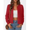 imageTrendy Queen Womens Cardigan Sweaters Lightweight Crew Neck Outfits Fall Fashion 2025 ClothingRed