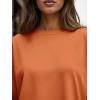imageTrendy Queen Womens Oversized Long Sleeve T Shirts 2025 Basic Crewneck Tee Fall Tops Casual Workout Y2K ClothesOrange